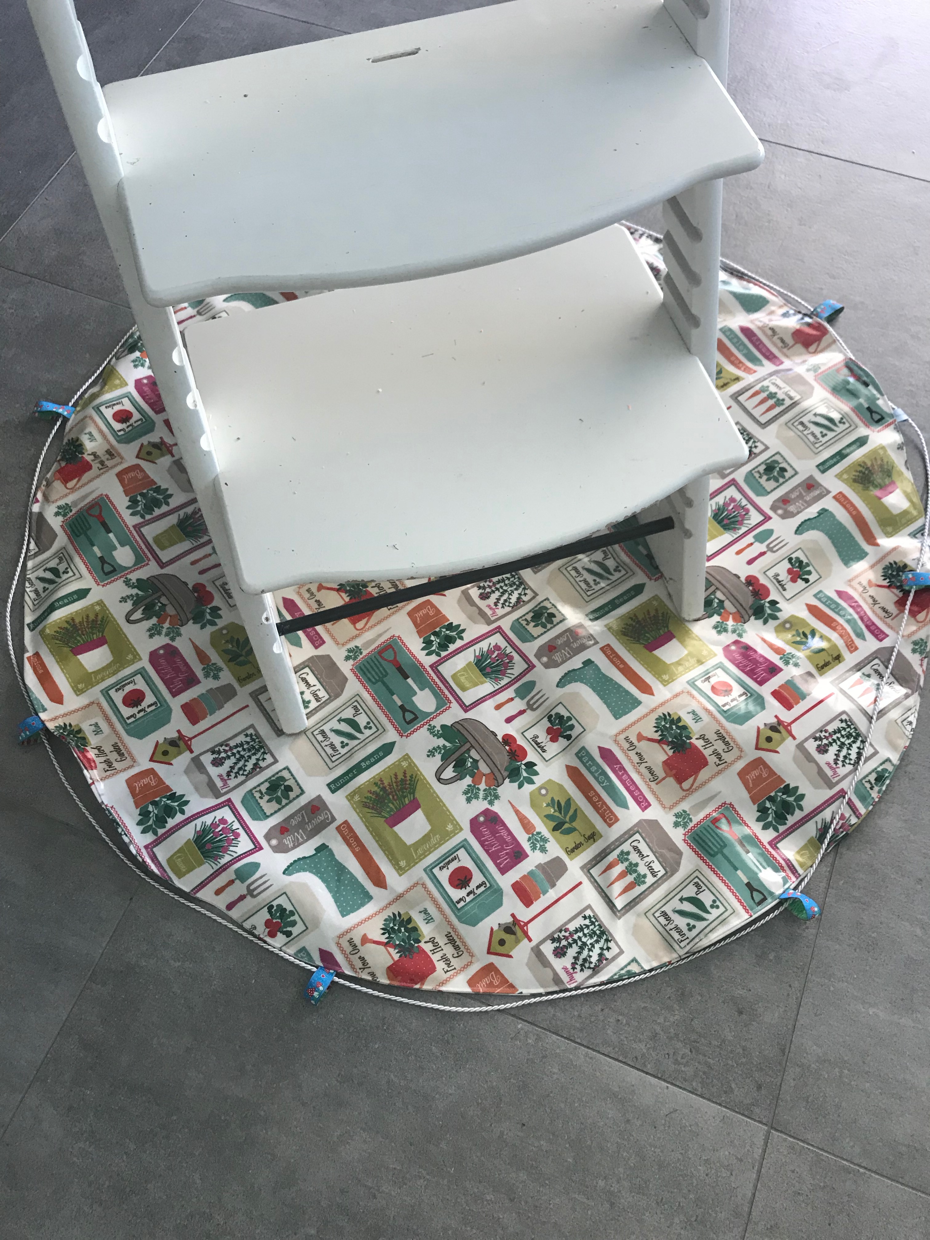 Decke für unter dem Tisch/Stuhl - De lettres en lettres